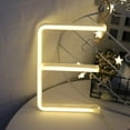 thumbnail image 3 of Neon Sign, Letter Neon Signs Neon Alphabet Light Light Up LED Letters Lights Light Up Marquee Letters Lights Battery USB Warm White, 3 of 5