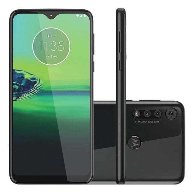 Smartphone Motorola Moto G8 Play 64GB 4GB RAM Desbloqueado Negro