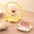 thumbnail image 5 of AAOMASSR Spoon Rest with Lid Holder, 2 PCS Spoon and Lid Rest, Cute Cartoon Bear Spoon Rest for Stove Top, Plastic Pot Lid Holder, 5 of 5