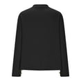 thumbnail image 6 of QATAINLAV Women's Casual Open Front Blazers Evening Party Long Sleeve Cardigans Business Office Work Dressy Suit Jackets, Black, XL, 6 of 10