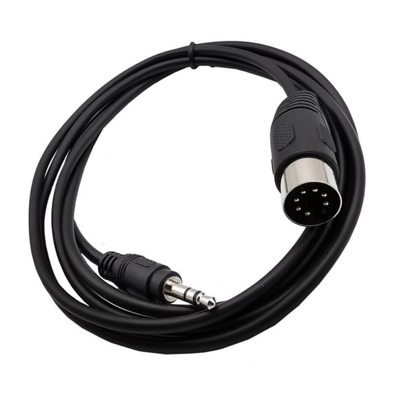 Reliable 7Pin to 3.5mm Male Audios Cord for DIN7 Stereo Equipments