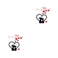 thumbnail image 2 of jesticaly Cat Light Switch Sticker Decal Vinyl Art Wall Sticker Lightswitch Black Kitten 1pcs #2 2Set, 2 of 6