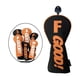 thumbnail image 4 of Fundas para cabezas de golf Kusrkot PU Cuero Impermeable Color negro, 4 of 8