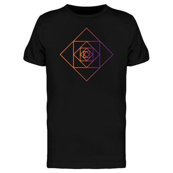 Loop of colorful squares Men's T-shirt