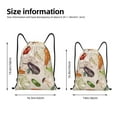 thumbnail image 2 of Disketp Cute Vegetables Drawstring Backpack Drawstring Gym Bags Draw String Bags for Sports, Gym, Travel, Swimming, Beach-Medium, 2 of 6