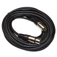 thumbnail image 2 of HQRP 3-pin XLR M to XLR F Cable for Shure PG58-XLR, PG48-XLR Microphones, 2 of 4