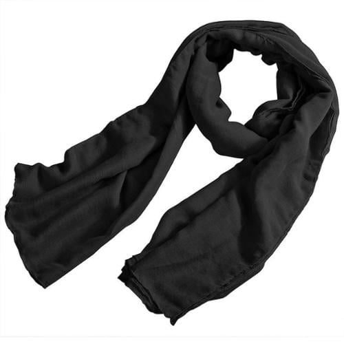 plain white cotton scarf