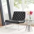thumbnail image 4 of East End Imports EEI-2089-BLK Ibiza Memory Foam Lounge Chair, Black, 4 of 5