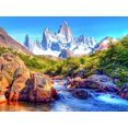 thumbnail image 3 of Evershine 5D DIY Kit de punto de cruz de pintura de diamante de montaña Bordado de diamante cuadrado completo Paisaje Lago Decoración del hogar Regalo, 3 of 5