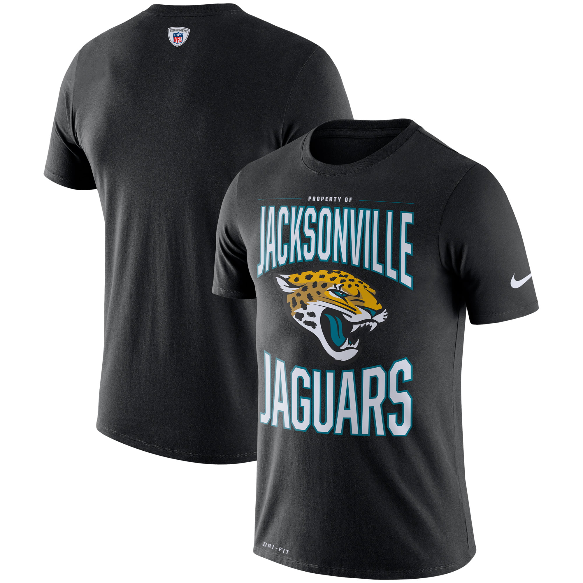 Jacksonville Jaguars Nike Team Logo Sideline Property Of Performance T ...