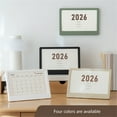 thumbnail image 3 of Misright 2026 Tiltable Plastic Calendar Display Stand With Integrated Photo Frame, 3 of 19