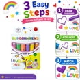 thumbnail image 2 of 12 Colors Popcorn Pens Puffy 3D Drawing Markers Set - Heat-Activated Puffy Paint for DIY Crafts, Magic Markers for Coloring, Card Making & Decorations, Fun Bubble Art Supplies, 2 of 7