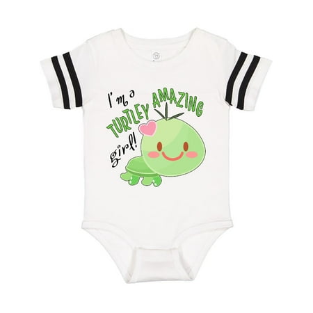 

Inktastic Im a Turtle-ly Amazing Girl- cute turtle Gift Baby Girl Bodysuit