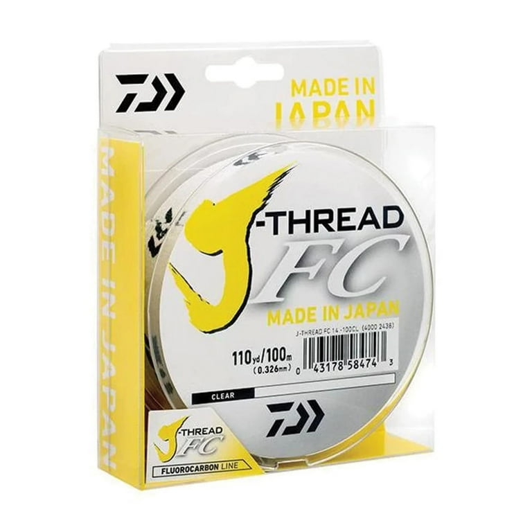 Daiwa 50 Yard 100% Fluorocarbon J-Fluoro Fishing Leader - 30