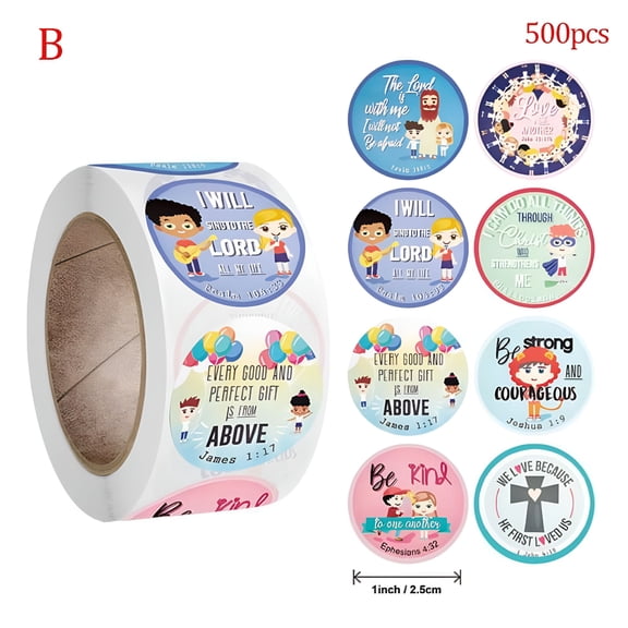 CCOCC Religious Stickers Christian Bible Verse Stickers for Kids