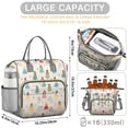 thumbnail image 5 of Beige Princess Flower Pattern Womens Lunch Box for Work,Insulated Large Lunch Bag for Tween and Teen,Loncheras Para Mujer,Leakproof Adult Lunch Bag for Work,Beach,Travel,Picnic,Camping, 5 of 7