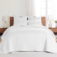 thumbnail image 1 of Juego de colchas Levtex Home, punto de cruz, color blanco, tamaño queen, 1 of 6