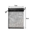 thumbnail image 5 of 100pcs Sheer Drawstring Jewelry Pouches Gift Bags Drawstring Gift Bag, 5 of 5