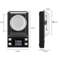 thumbnail image 5 of High Precision Milligram Scale, Stainless Steel Platform, Calibration Weight, Portable Scale with Flip Cover Protection for Versatile Weighing, 5 of 5
