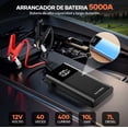 thumbnail image 2 of Arrancador De Batería Portátil Para Coche 8 Cilindros 5000a, 2 of 4