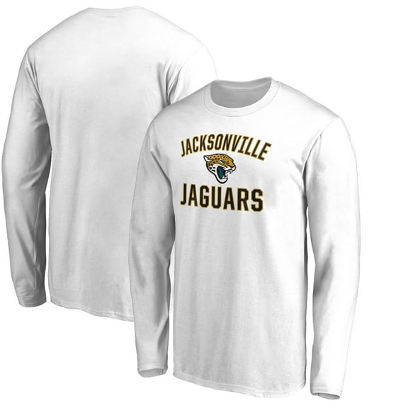 Men's White Jacksonville Jaguars Victory Arch Long Sleeve T-Shirt
