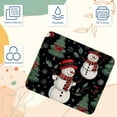 thumbnail image 3 of Snowman Square Desk Pad Mouse Pad, 8.3x9.8 Inch Non-Slip Rubber Bottom Printed Mousepad for Office and Gaming, 3 of 6