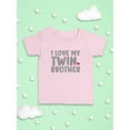 thumbnail image 3 of Love My Twin Brother T-Shirt Infant -Smartprints Designs,  18 Months, 3 of 4