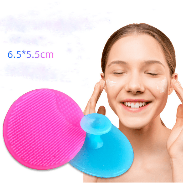 Pete & Pedro Face Soft Scrub & Massager Silicone Exfoliator & Pore Cleaner, Size: Face Scrub Brush Only, Black