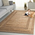 thumbnail image 3 of SAFAVIEH Natural Fiber Keegan Bordered Area Rug, Natural, 6' x 6' Square, 3 of 8