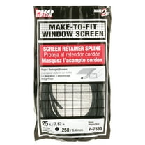 0.25 in. x 25 ft. Roll Black Spline