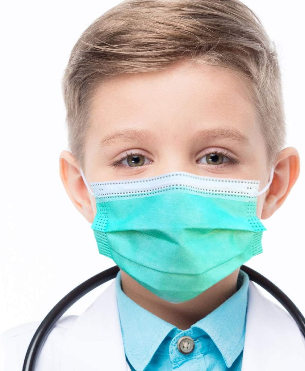 NEW KIDS Disposable Face Mouth Mask 3Ply Ear Loop 50 PCS CHILDRENS