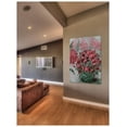 thumbnail image 4 of "Wool Flowers 2" Painting Print on Wrapped Canvas, 4 of 7