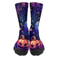 thumbnail image 2 of Kamentoy Unisex Mid-Calf Socks with Halloween Print Socks Breathable Stretch Socks Comfortable Ribbed Cuff Socks for Men and Women, 2 of 6