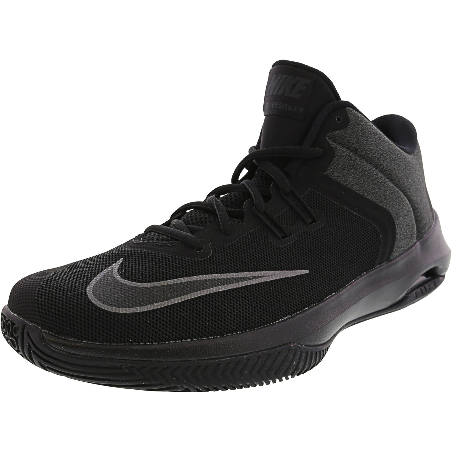 Nike - Nike Men's Air Versatile Ii Nbk Black / Metallic Dark Grey Ankle ...