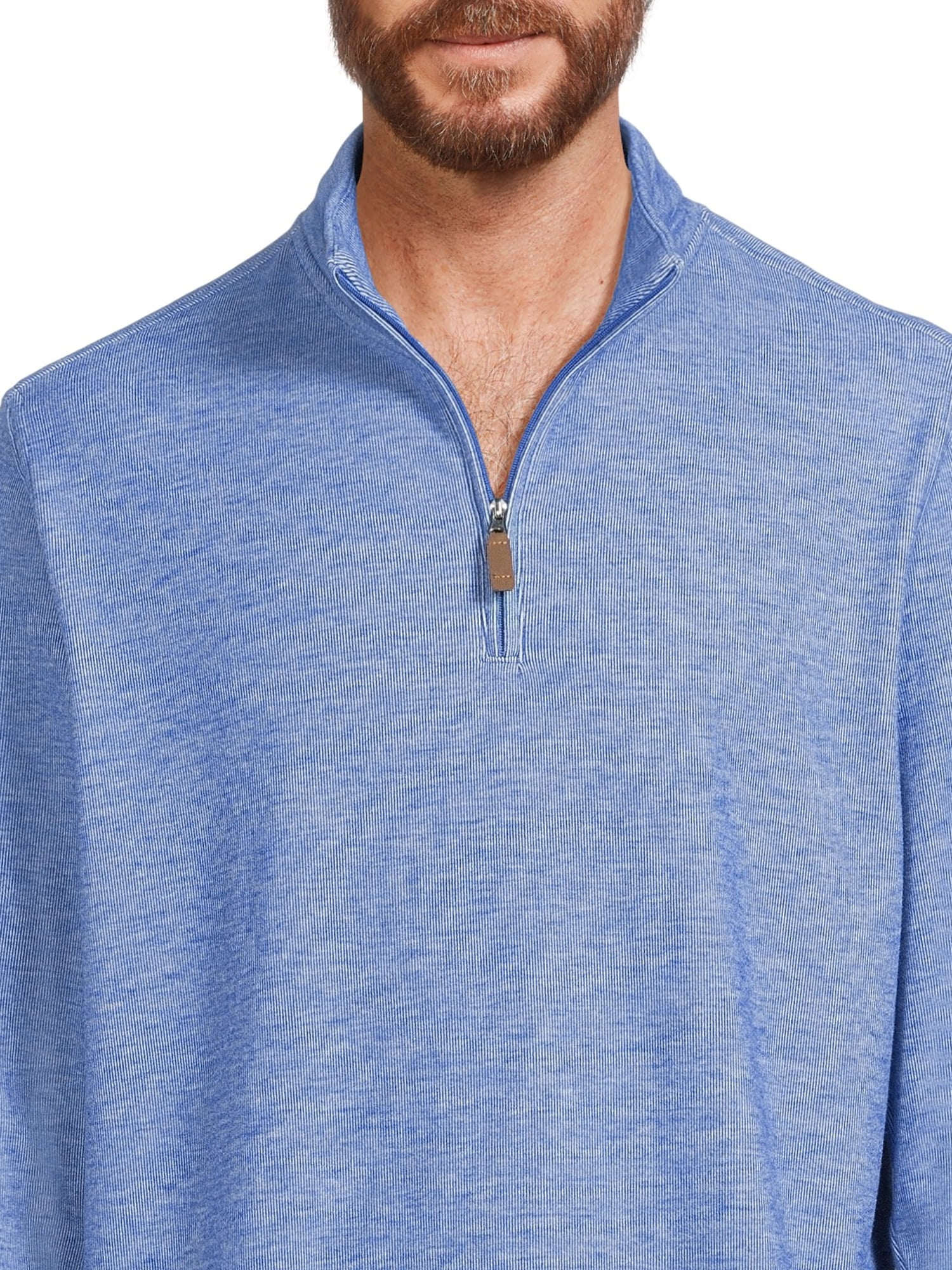George Men's Knit Quarter Zip Pullover Top, Sizes S-3XL