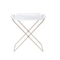 thumbnail image 2 of ACME Cercie Tray Table in Clear Acrylic & Copper, 2 of 3