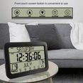 thumbnail image 2 of Atomic Clock with Indoor Outdoor Temperature Wireless, 7 Inch LCD, Battery Powered with High Precision Sensor, 2 of 7