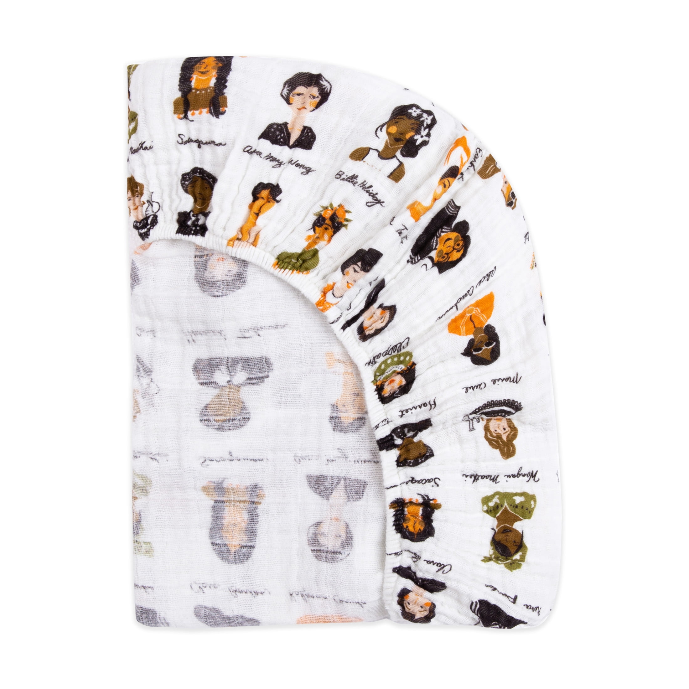 Babyletto Mini Crib Sheet in GOTS Certified Organic Muslin Cotton