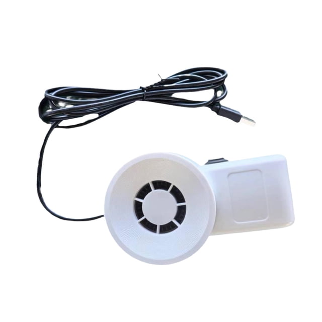Accesorio de decoración de viento frío para acuario, ventilador de enfriamiento silencioso para pecera, enfriador de acuario para agua dulce y salada. negro