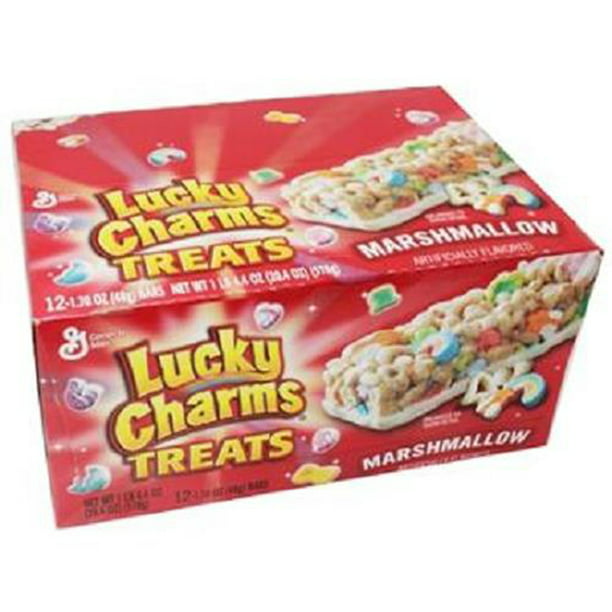 Lucky Charms Cereal Marshmallow Bars - 12 count - Walmart.com