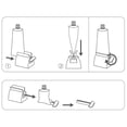 thumbnail image 2 of relayinert Toothpaste Device Multifunctional Toothpaste Dispenser Facial Cleanser Squeezer Clips Manual Toothpaste Tube Squeezer Press White 1Set, 2 of 6
