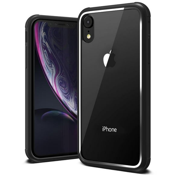 Funda Crystal chrome para iPhone X | XS Negro VRS Crystal chrome