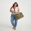 Vera Bradley Women's Recycled Cotton Large Travel Duffel Bag Patriotic Plaid