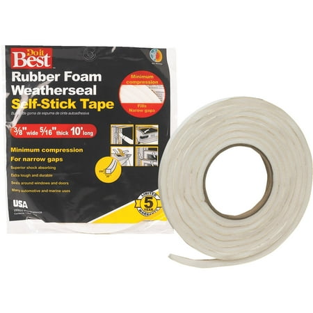 Do it Best Sponge Rubber Weatherstrip Tape