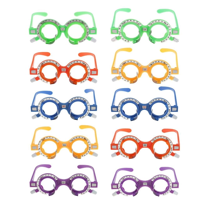 Monturas de Lentes de Prueba Cola 10pcs 52 mm 54 mm 56 mm 58 mm 60 mm 62 mm