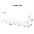 thumbnail image 6 of 2 Pack Knife Display Stand Acrylic Knife Stand, Desktop Knife Display, Single Knife Holder Pocket Knife Display Stand,2 x Knife Display Stand,transparent, 6 of 6
