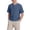 Dark Blue, variant on Boys Casual Henley Shirt Cotton Linen Button Down Shirts Basic Crewneck Short Sleeve Blouse Tees for Boys Size 5-15 Years