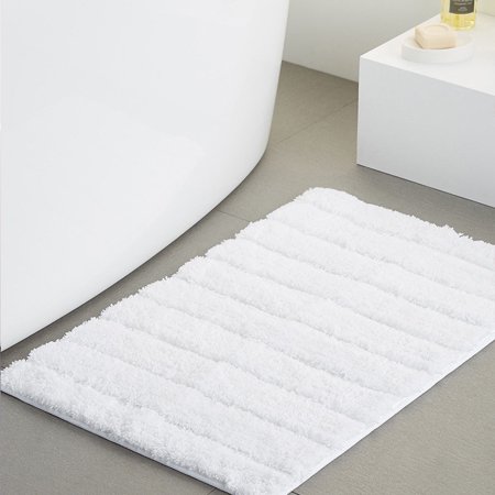 Super Soft Shaggy Bathroom Rugs, Absorbent Thick Non Slip Microfiber Bath Rugs, Quick Dry Machine Washable Bath Mat for Bathroom Floor A7