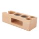 thumbnail image 5 of Soporte de madera para apisonador de café, estación de apisonamiento de café antideslizante de 5 orificios con tapete para cafés y hogares, 5 of 15
