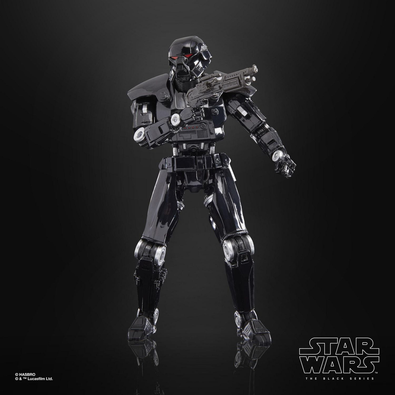 Star Wars The Black Series Dark Trooper Toy 6-Inch-Scale Star Wars: The Mandalorian Collectible Action Figure, Toys for Kids Ages 4 and Up
